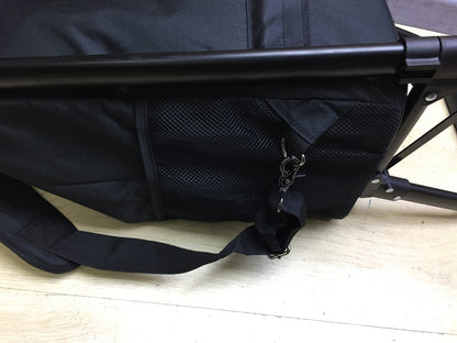 Meister Einkaufstrolley & -rucksack 45 L (6816850), Black Edition, I32380