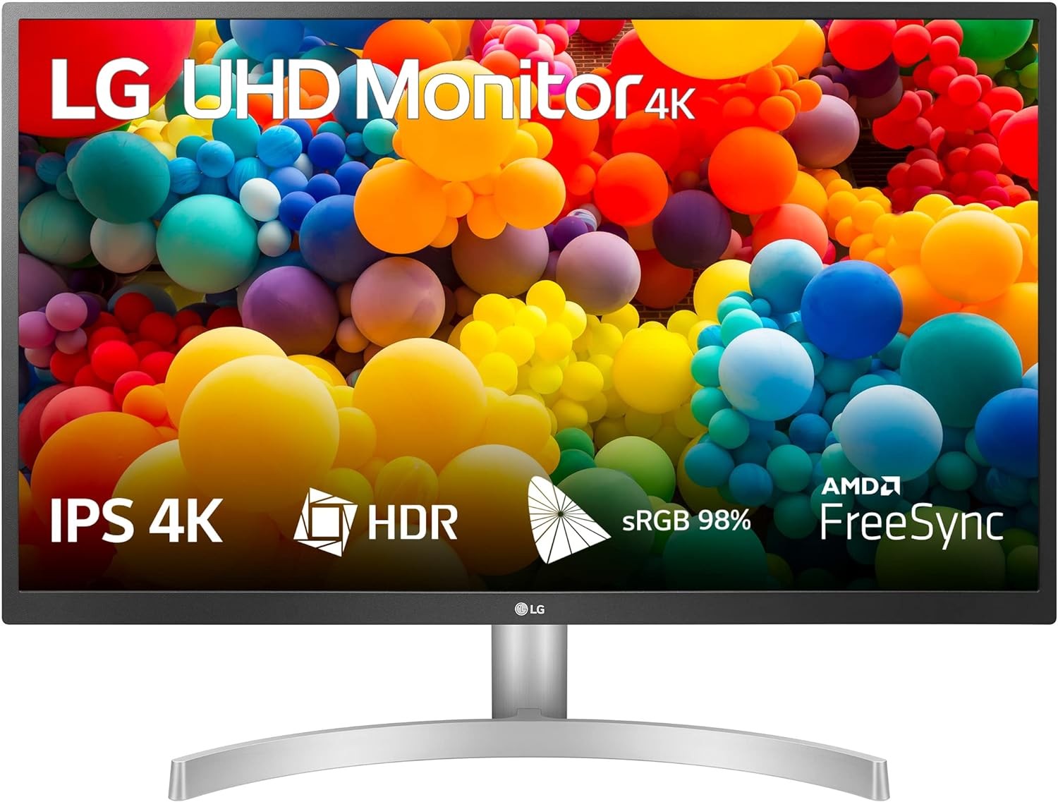 LG 27UL500P-W 4K Monitor 27" UHD 3840x2160 IPS HDR10 HDMI DP AMD FreeSync
