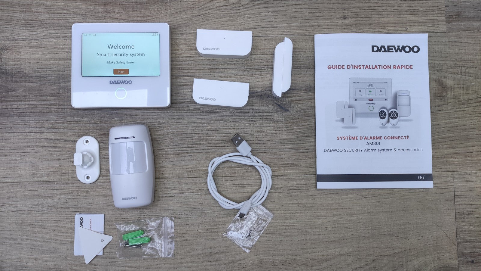 Daewoo AM301 Alarmanlage Set, Zentrale mit Touchscreen, I35470