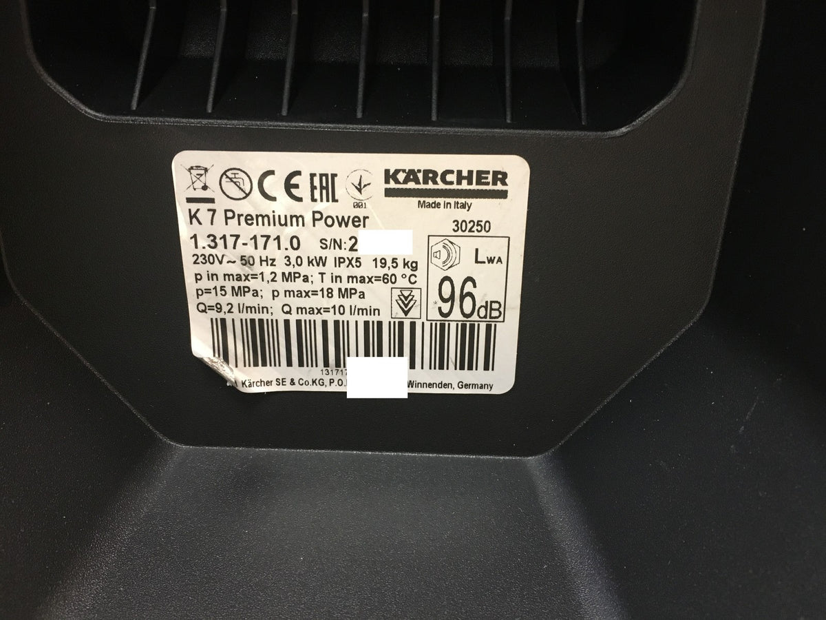 Kärcher 1.317-171.0 Hochdruckreiniger K 7 Premium Power, I40908