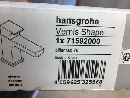 hansgrohe VernisShape Waschtischarmatur fürKaltwasser 71592000 Wasserhahn I39797