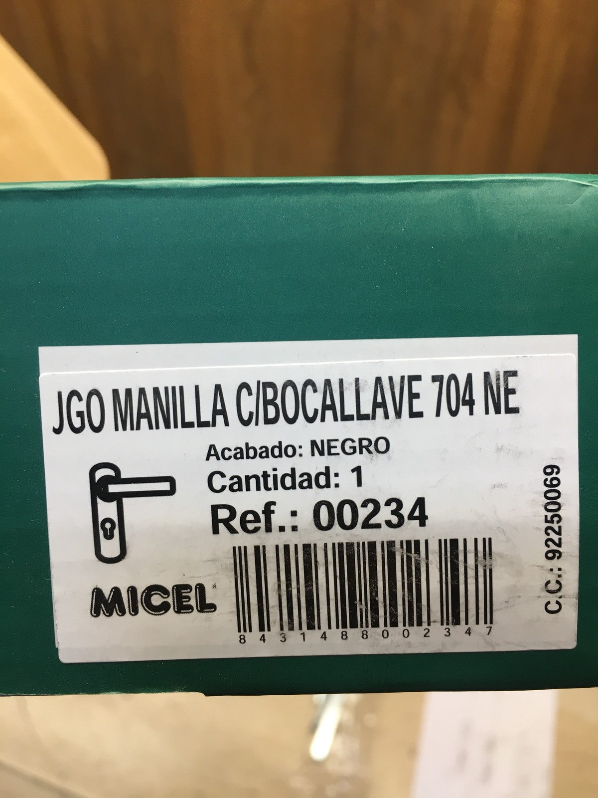 Micel 00234 Türgriff mit 72 mm Schlüsselloch, I39901