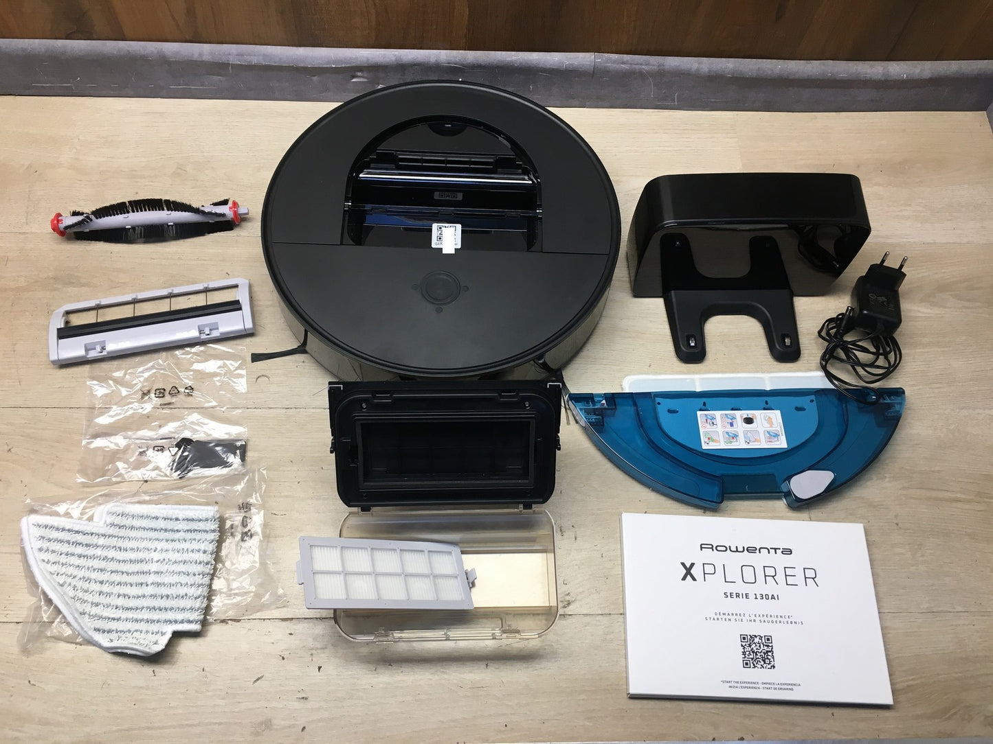 Rowenta X-Plorer Serie 130 AI Saugroboter mit Wischfunktion RR9065WH, I37840