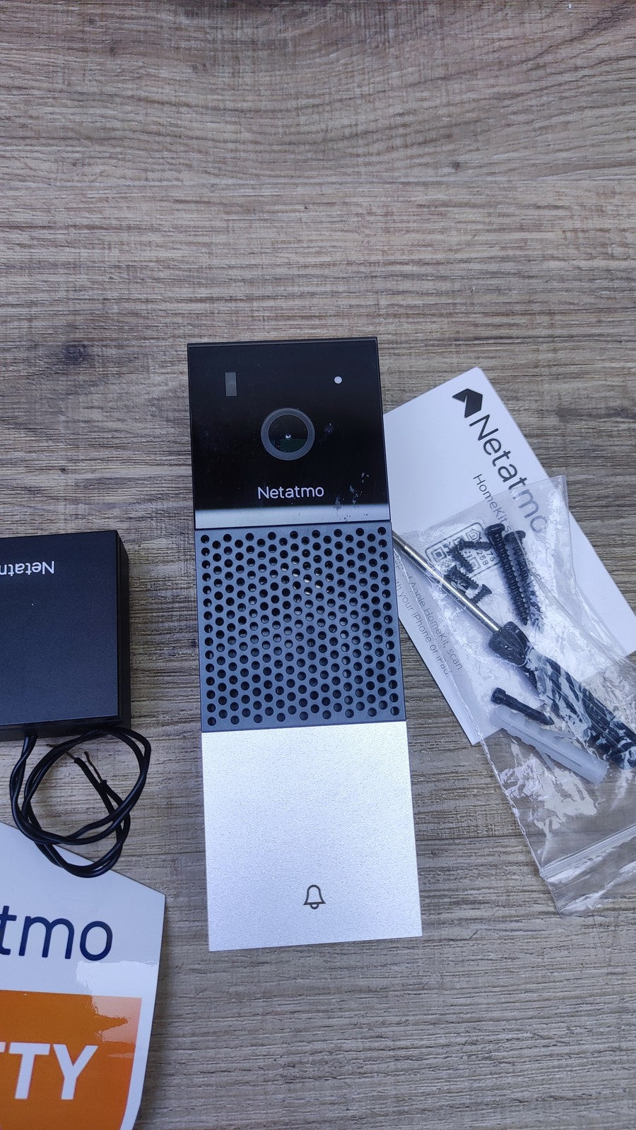 Netatmo Smarte Video-Türklingel mit Kamera, WLAN, 2-Wege-Audio, I36114