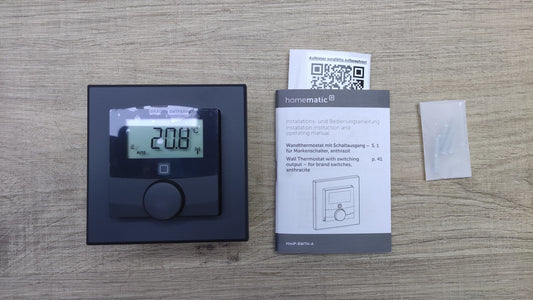 Homematic IP Smart Home Wandthermostat mit Schaltausgang HmIP-BWTH-A, I40119