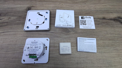 Shelly Wall Display Weiß + Blu H&T Sensor, WLAN-Smart-Home, I38507