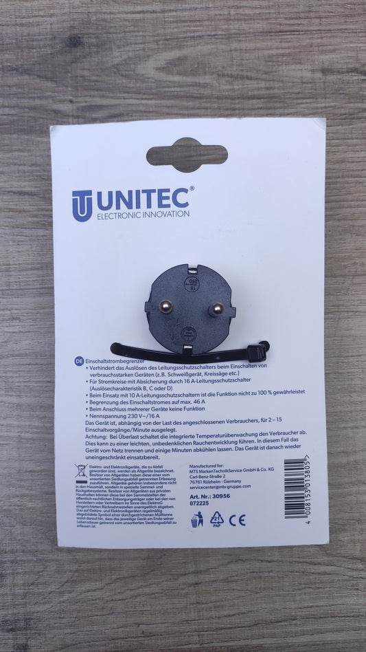 UNITEC 30956 Einschaltstrombegrenzer I40903