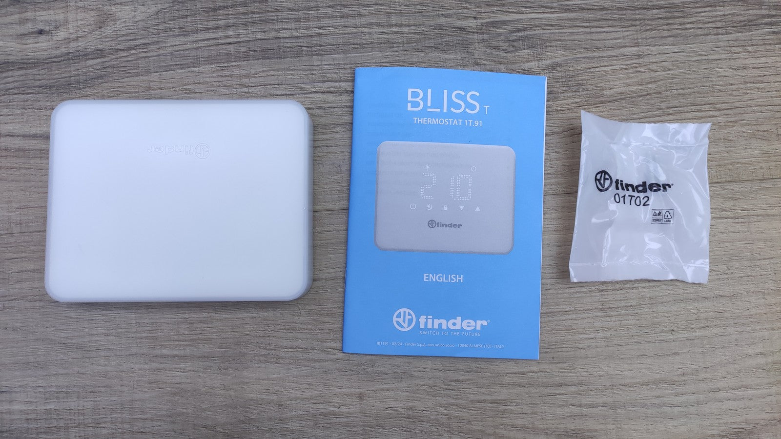 Finder BLISS T Thermostat 1T.91, I34738