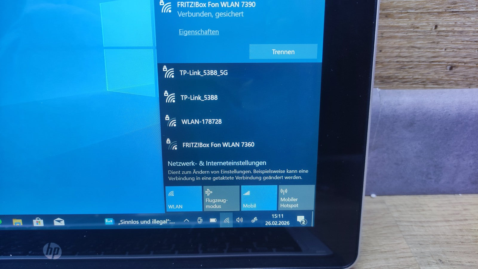 HP Elite x2 1012 G1 Tablet Touch 12" FHD 1920x1280 Intel M5-6Y54 8GB 256GB LTE
