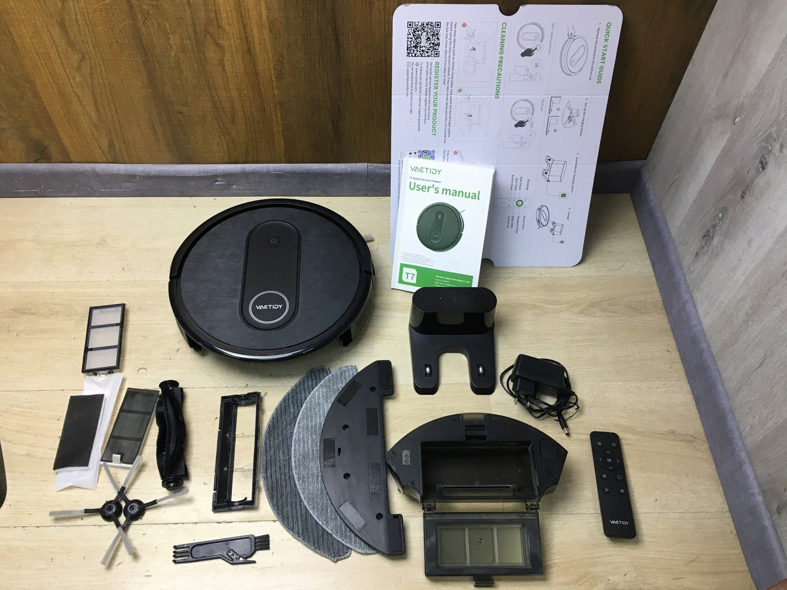Vactidy Nimble T7 Saugroboter mit Wischfunktion 2 in 1, I35754