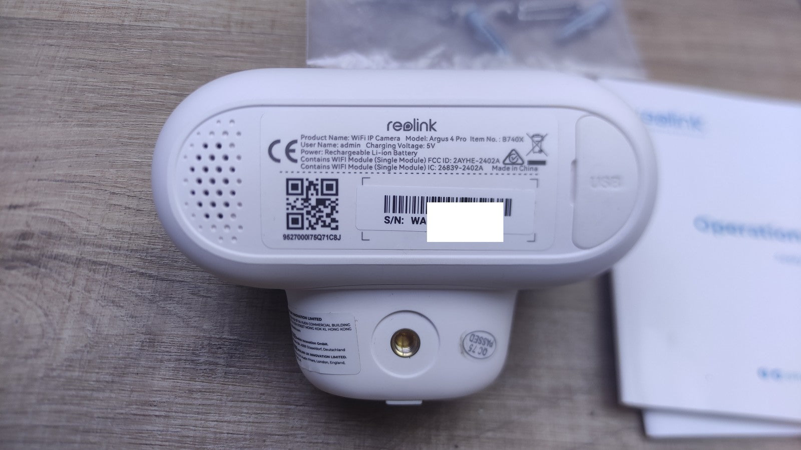 Reolink Argus 4 Pro+ Überwachungskamera mit Solarpanel, Aussen, I38613