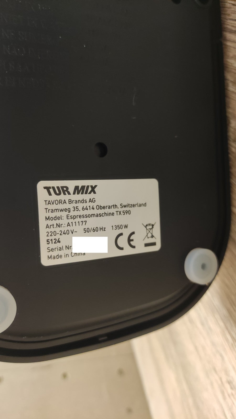 Turmix TX 590 Espressomaschine A11177, 1350W, I39648