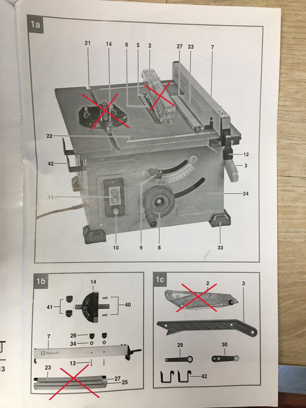 Einhell Tischkreissäge TC-TS 8 (4340426), 1200 Watt, 45 mm Schnitthöhe, I37181
