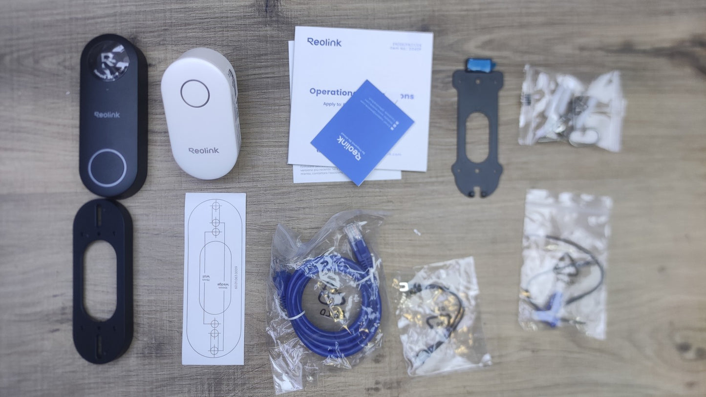 Reolink D340P Video-Türklingel PoE mit Chime, I38608