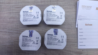 Refoss MSS810 WLAN Relai Schalter, 4-er Set, I37996