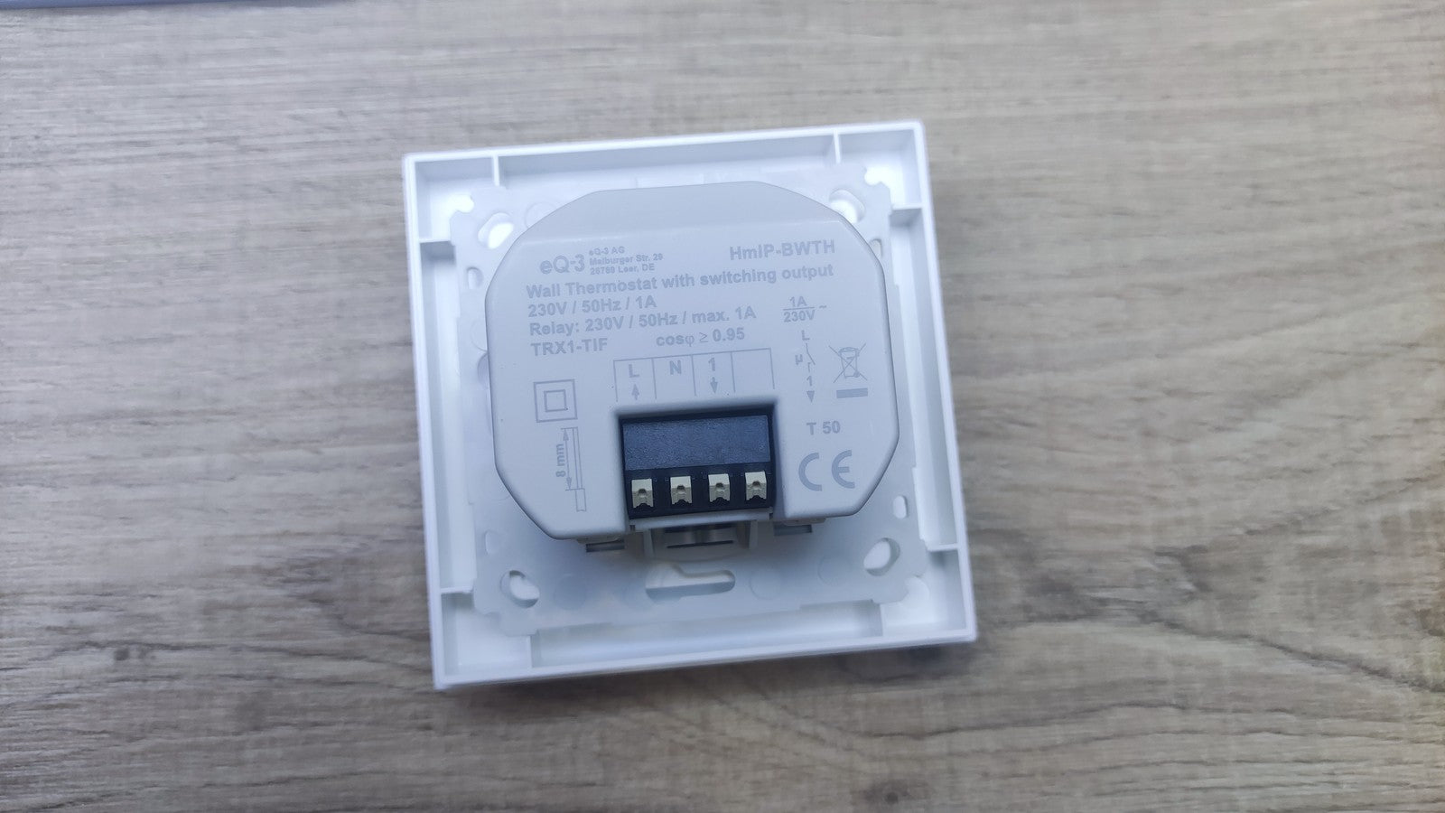 Homematic IP Funk-Wandthermostat HmIP-BWTH, Heizungssteuerung 150628A0, I37427