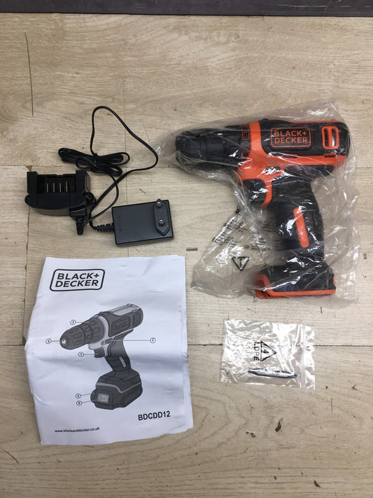Black&Decker BDCDD12 Akku-Bohrschrauber ohne Akku 1.5Ah, I40395