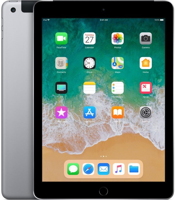 Apple iPad 128GB Tablet 9.7 Zoll LTE + WiFi Space Gray 6. Gen A1954 LOCKED