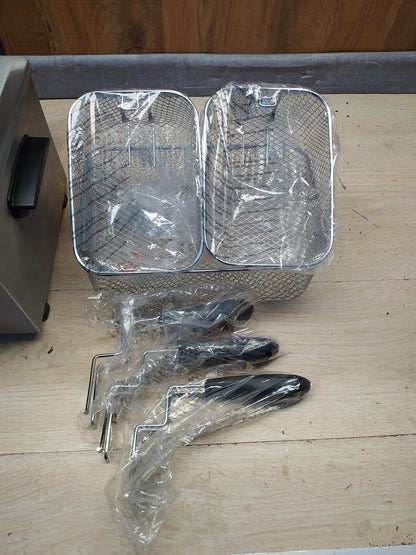 Princess 185000 Fritteuse, 5 L, 3 Frittierkörbe, I36366