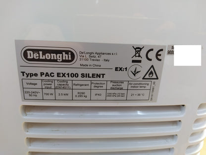 De'Longhi Pinguino PAC EX100 Silent Mobiles Klimagerät EEK: A++, I38951