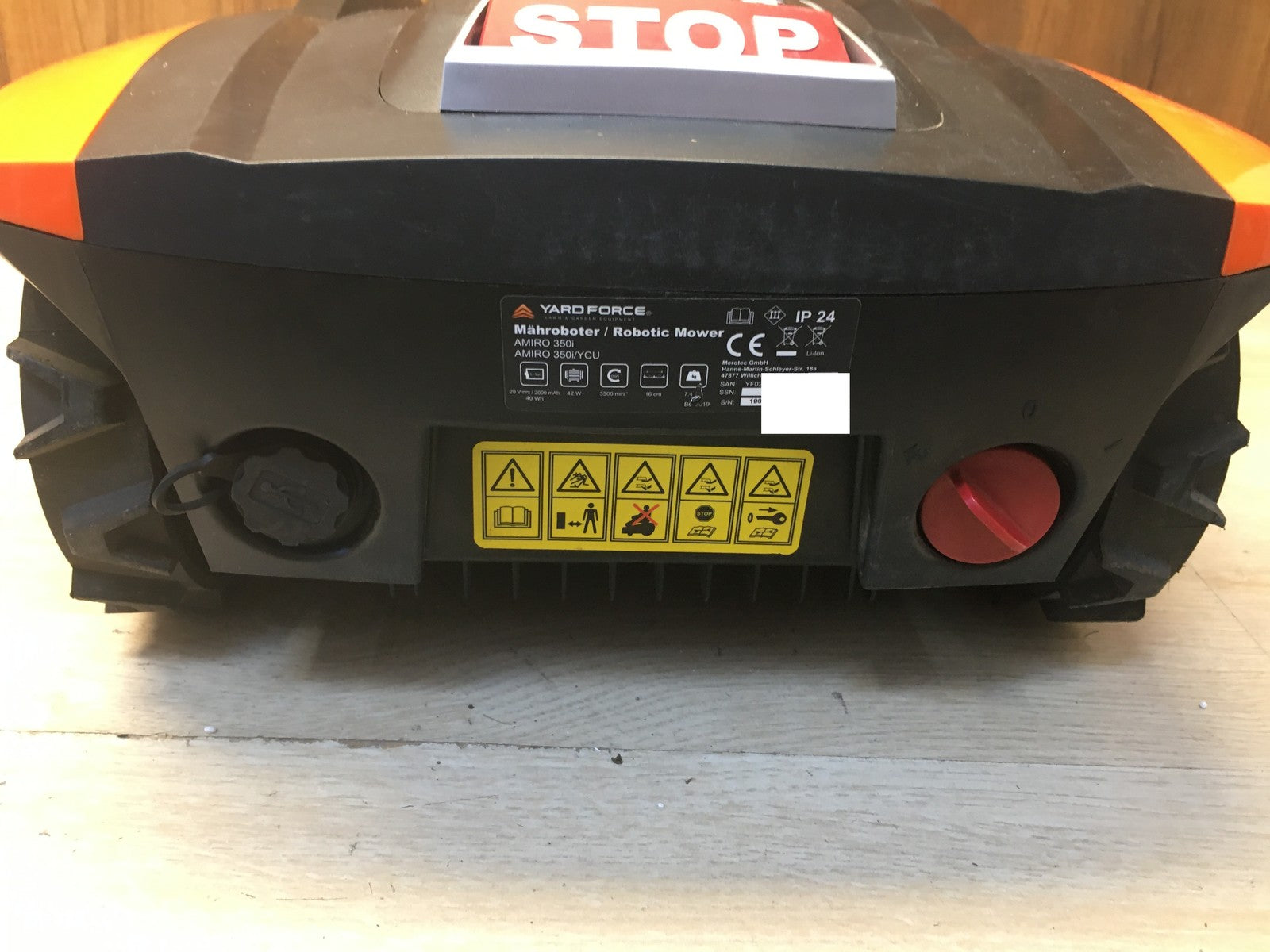 YARD FORCE Mähroboter AMIRO 350i bis zu 350 qm Rasefläche, I39380