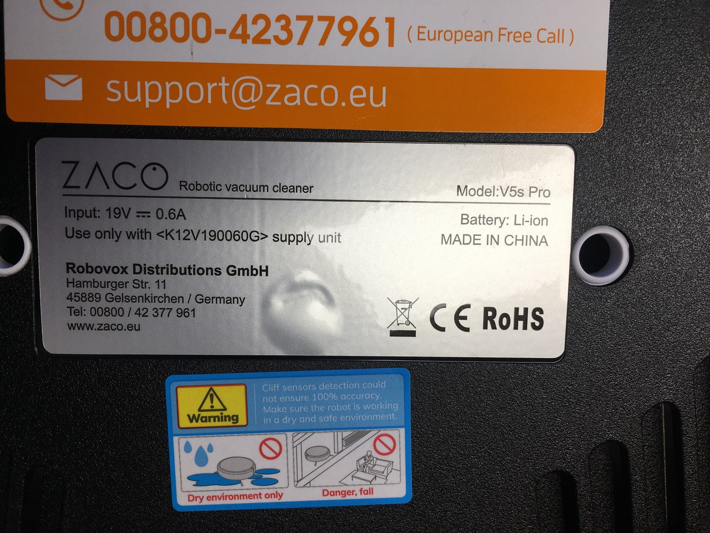ZACO V5s Pro Saugroboter mit Wischfunktion, I39753