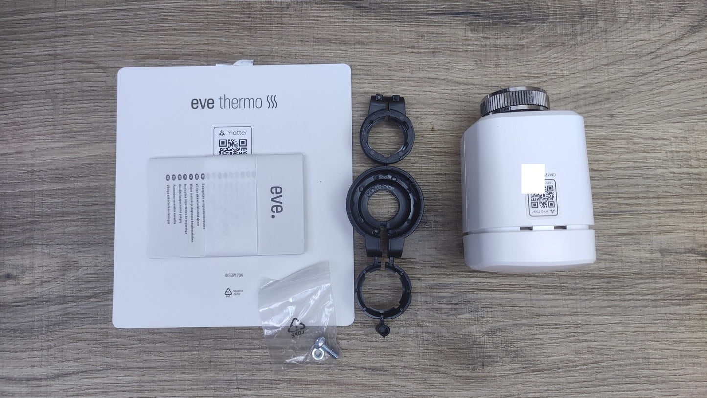 Eve Thermo (Matter) Smartes Heizkörperthermostat, LED-Display, I38773