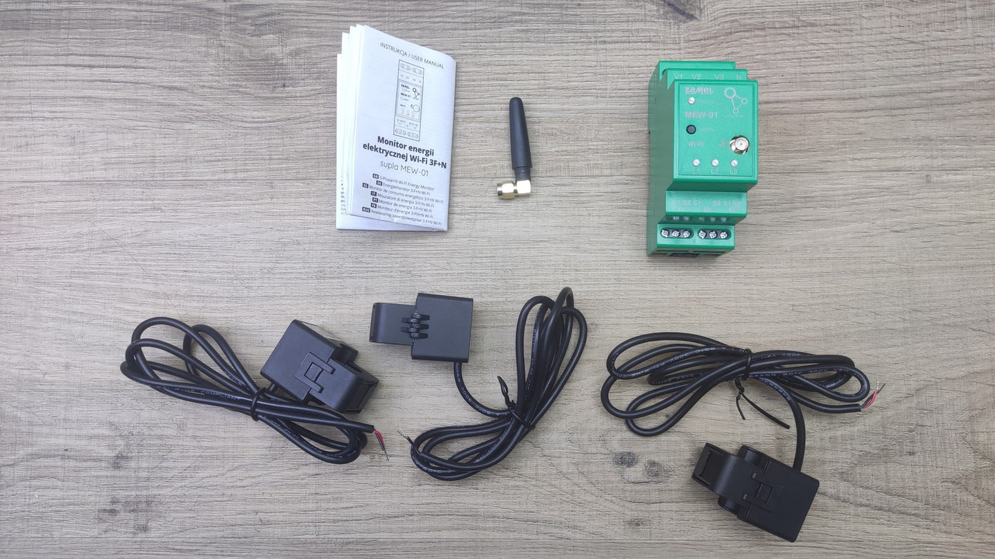 Zamel Supla N MEW-01 3-phasig Internet Energiemonitor, I36904