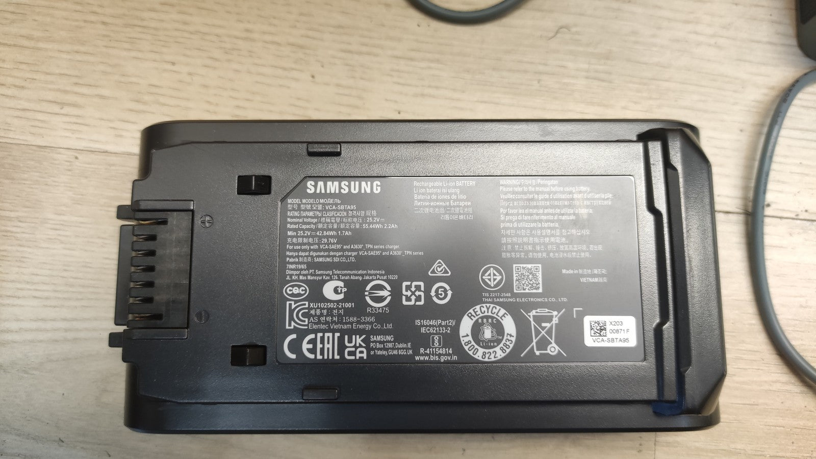 Samsung VS20B95B73B Akku-Handstaubsauger, I39613