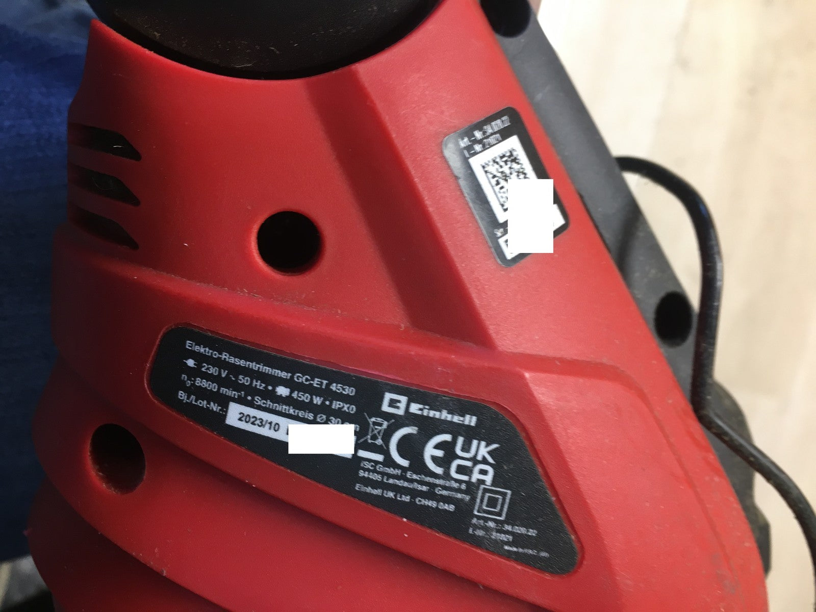 Einhell GC-ET 4530 Set Elektro-Rasentrimmer 30cm (3402022), I37889