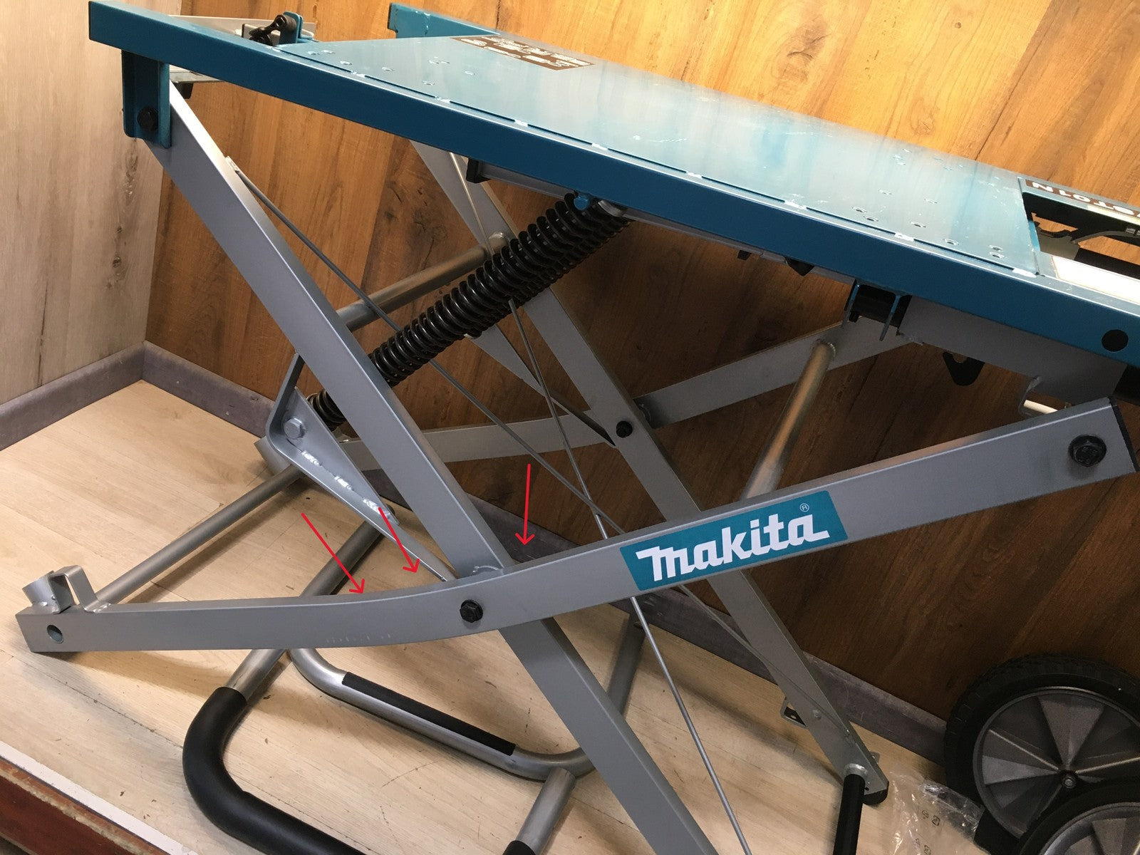 Makita WST01N Gehrungssägenständer 198687-1, lastbar bis 100 kg, I38519
