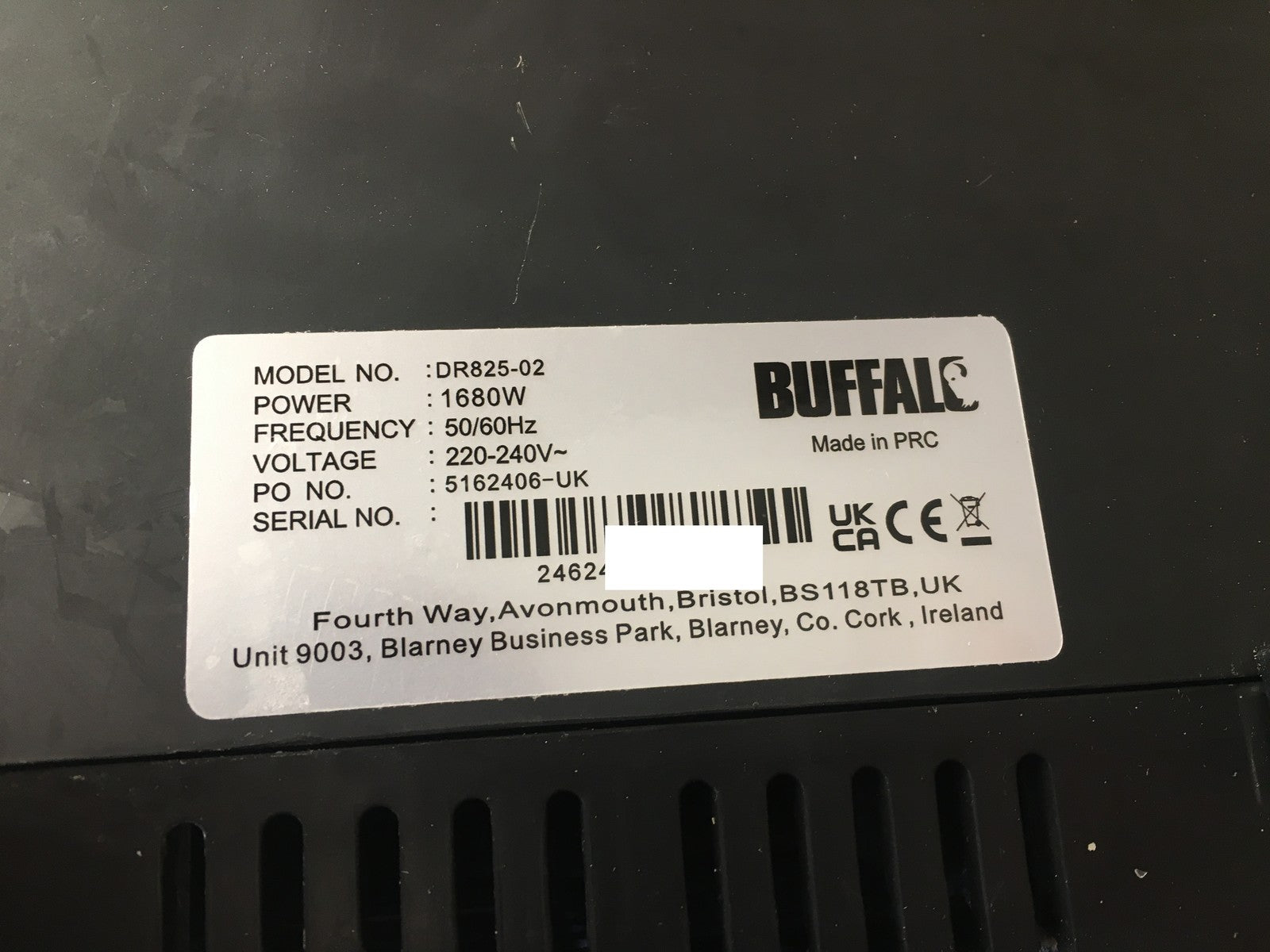 Buffalo DR825 Stabmixer mit Schallschutzgehäuse 2,5 L, I37817
