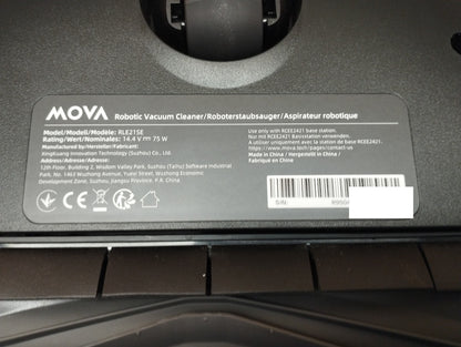 Mova E40 Ultra Saugroboter mit Wischfunktion RLE21SE, weiß, I39460