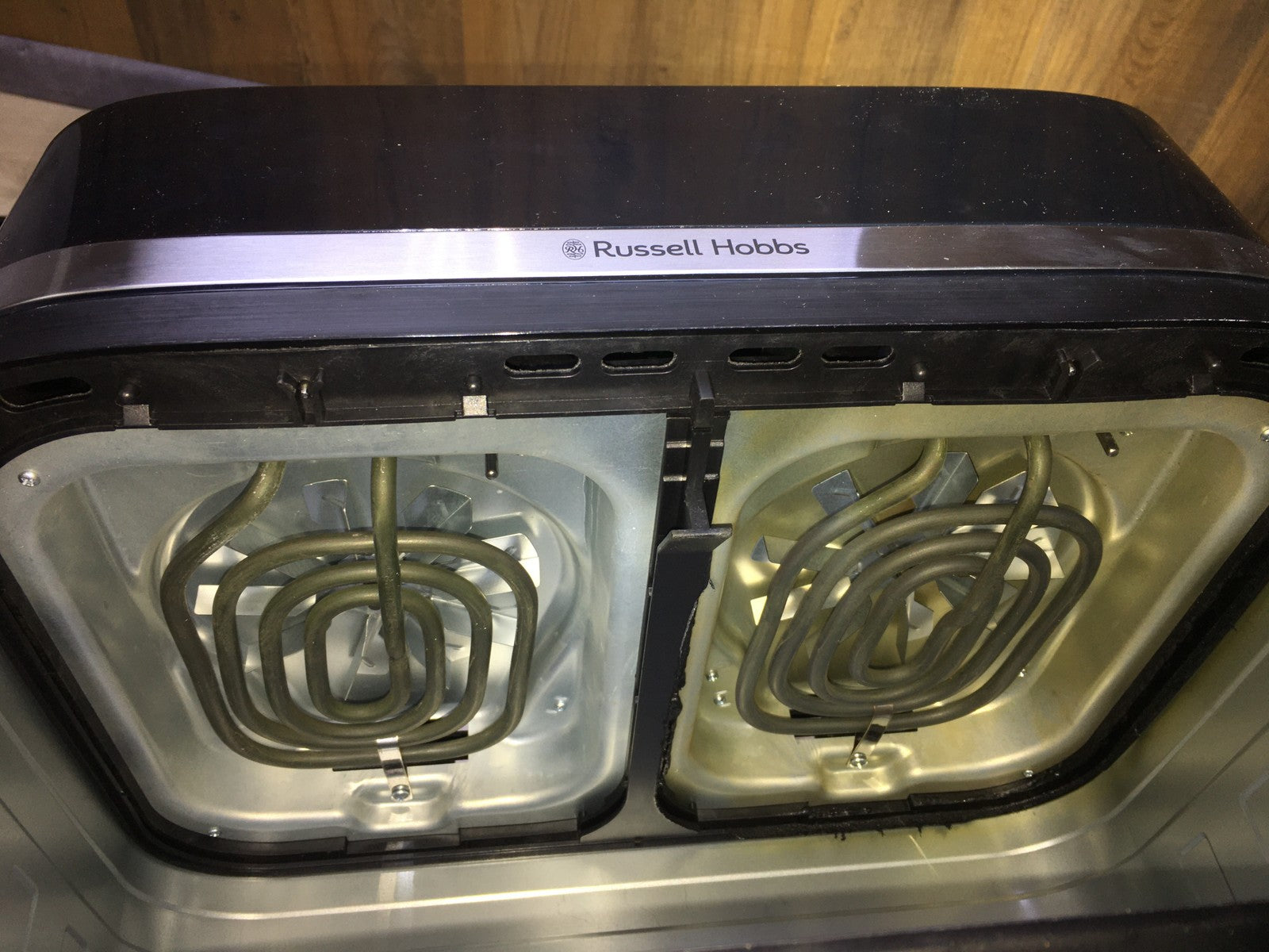 Russell Hobbs 27681-56 Heißluftfritteuse, 2 Fächer je 4,5l, I35636