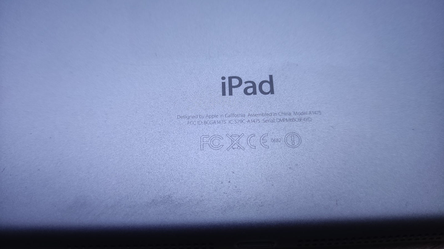 Apple iPad Air 1 Tablet 9.7" 16GB LTE + WiFi Space Gray A1475 LOCKED