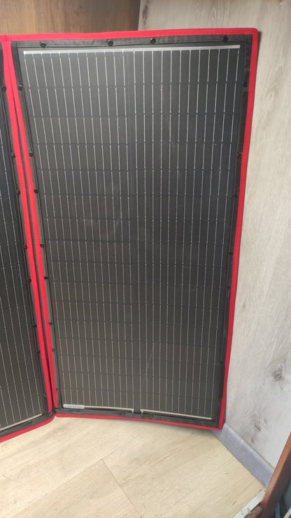 DOKIO Solarpanel 300W Solarmodul mit Regler faltbar