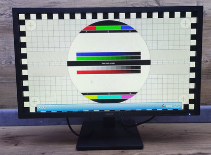 Acer KG241Pbmidpx Gaming Monitor 24" 1920x1080 DVI HDMI DP FreeSync 144Hz 1ms
