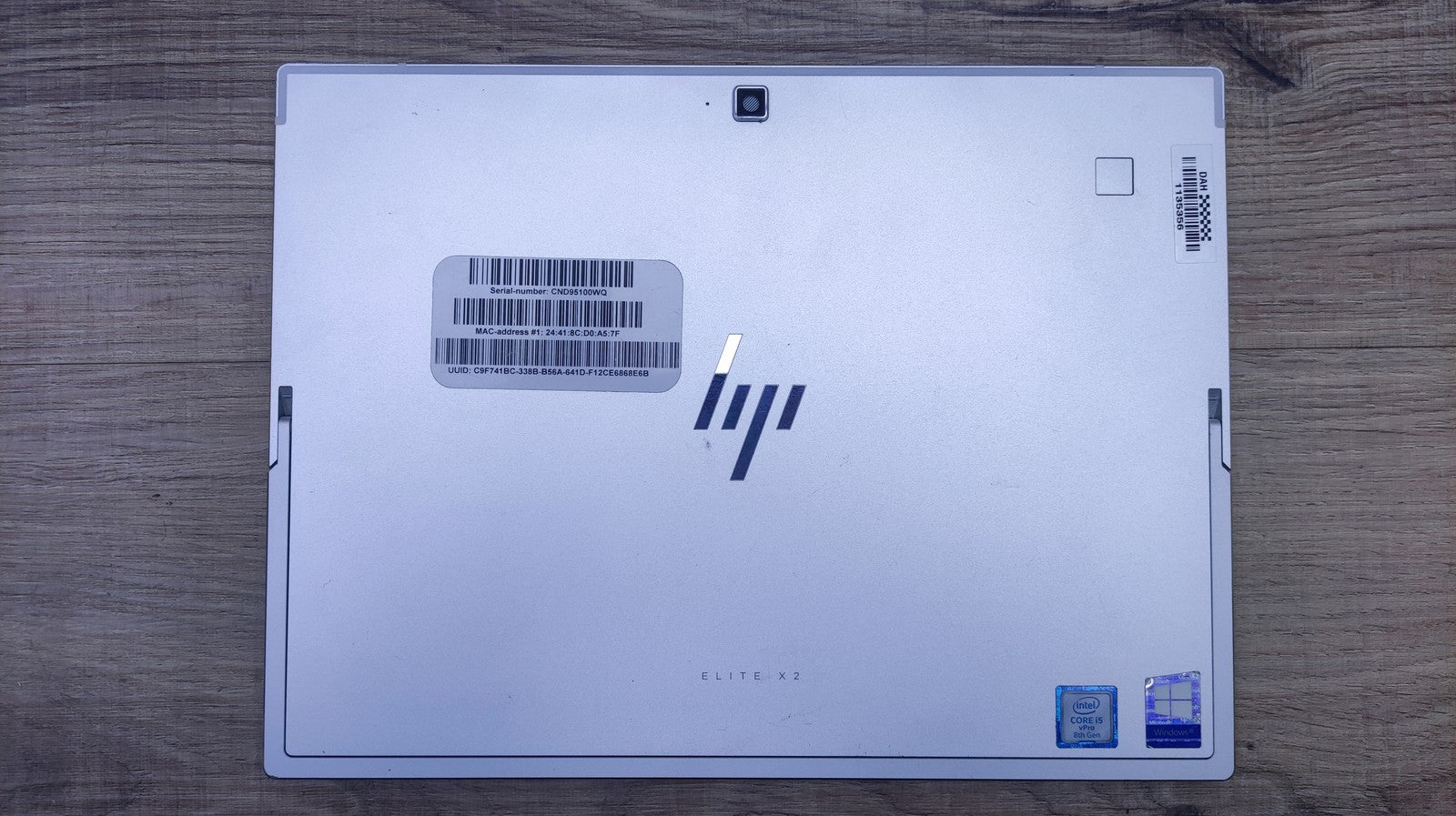 HP Elite x2 G4 Tablet Notebook 12.3" Touch FHD 1920x1280 i5-8365U 8GB 256GB WiFi