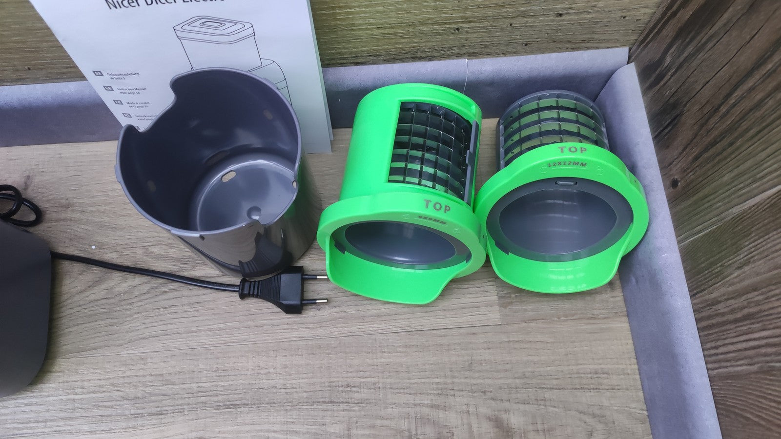 Genius Nicer Dicer ND_E1 Elektro-Gemüseschneider 25 tlg, I39602
