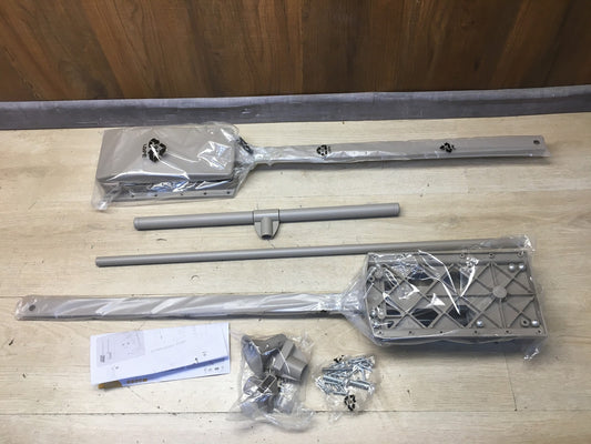 Emuca 9283849 Kleiderlift für Schrank, Ausziehbar 600-830mm Breite, I37552