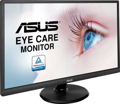 Asus VA249HE Monitor 23.8" FHD 1920x1080 VA Panel HDMI VGA 60Hz 5ms (GtG)