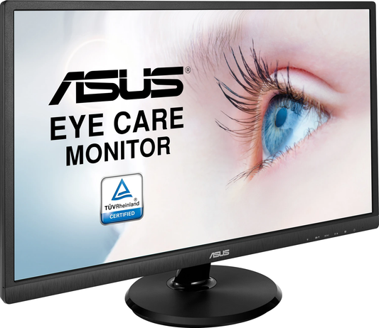 Asus VA249HE Monitor 23.8" FHD 1920x1080 VA Panel HDMI VGA 60Hz 5ms (GtG)
