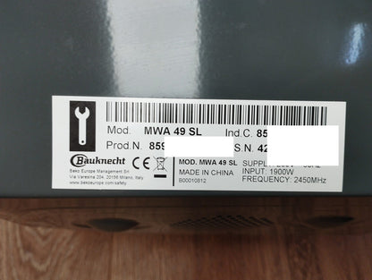 Bauknecht MWA 49 SL Mikrowellen-Backofen 25L, Dampfgarfunktion, I39518
