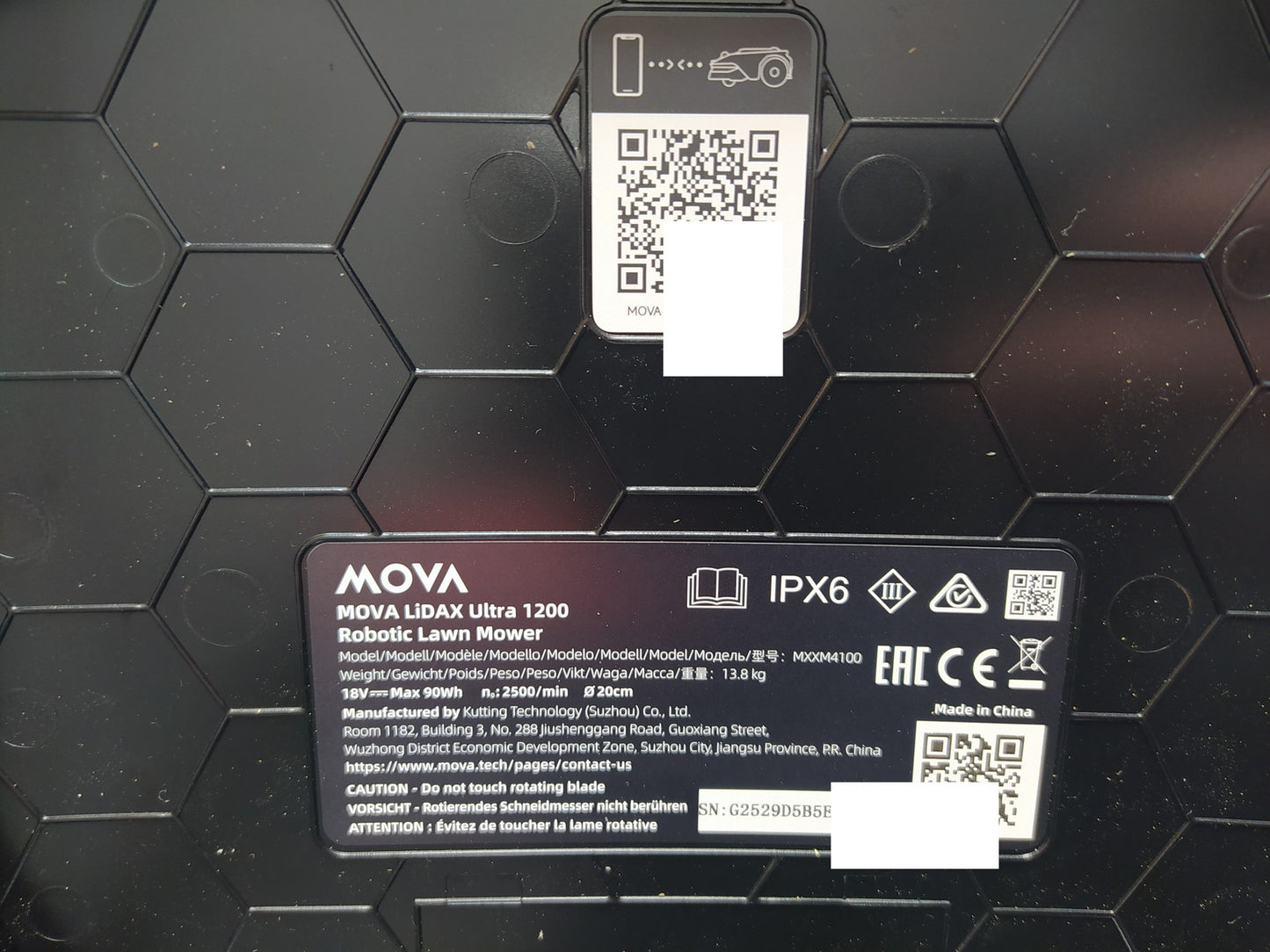 MOVA LiDAX Ultra 1200 Mähroboter ohne Begrenzungskabel MXXM4100, I37980