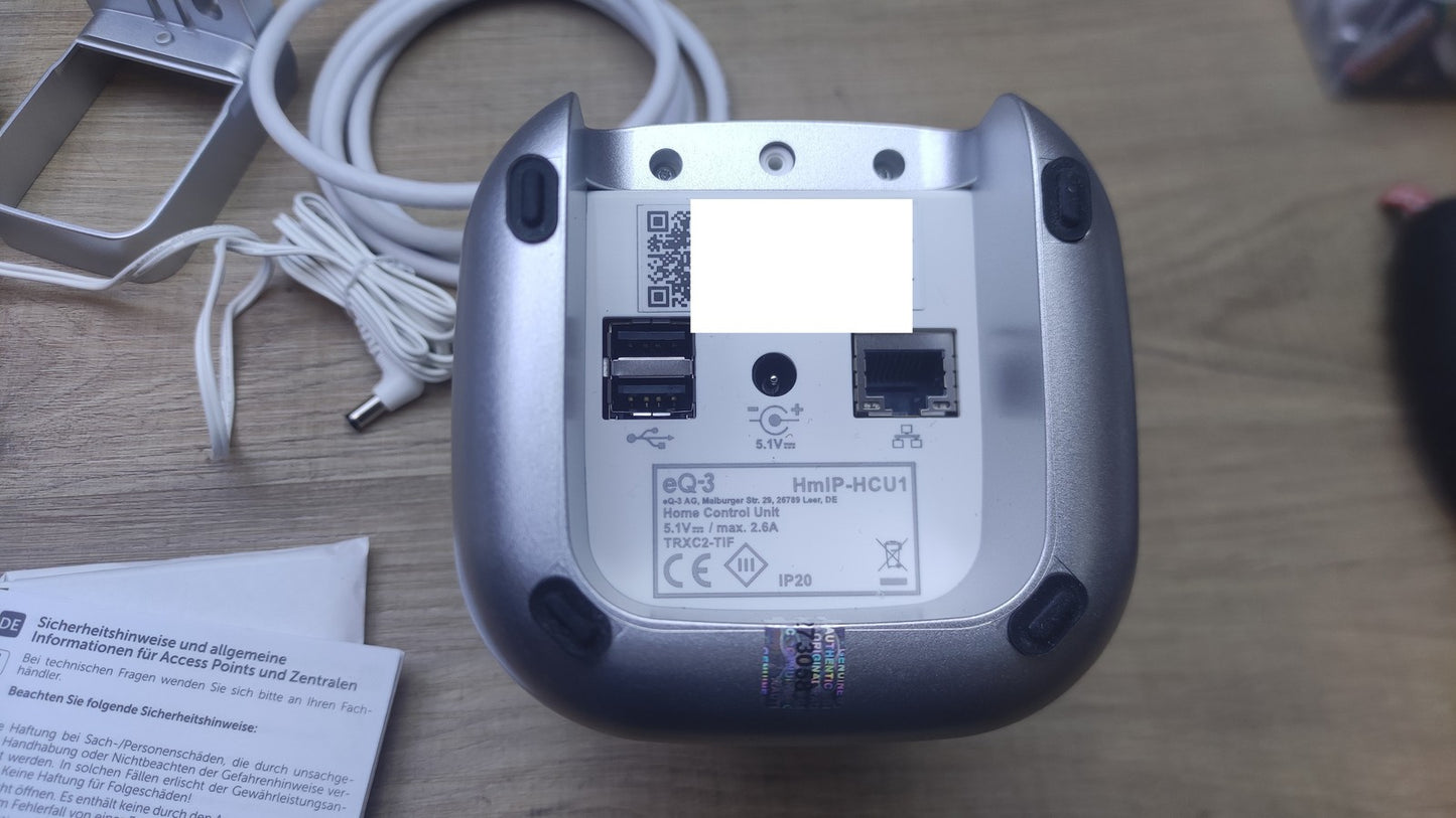 Homematic IP Home Control Unit Smart Home Zentrale HmIP-HCU1 I38510