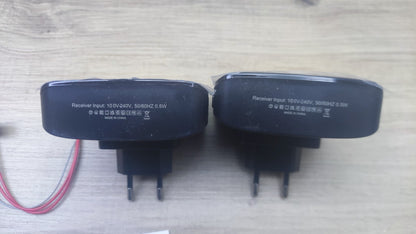 Satisure 2 Empfänger 1 Sender Türklingel Erweiterungsset, I38023