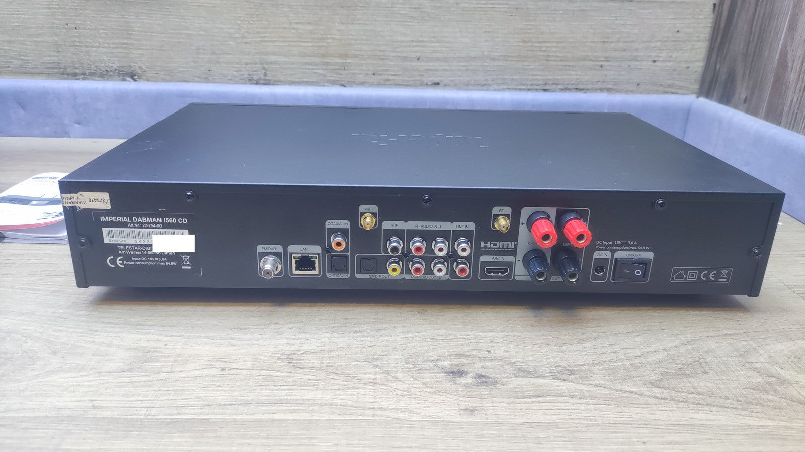 Imperial DABMAN i560 CD HiFi Anlage mit Verstärker und CD Player, I37821
