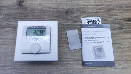 Homematic IP Funk-Wandthermostat HmIP-BWTH, Heizungssteuerung 150628A0, I37993
