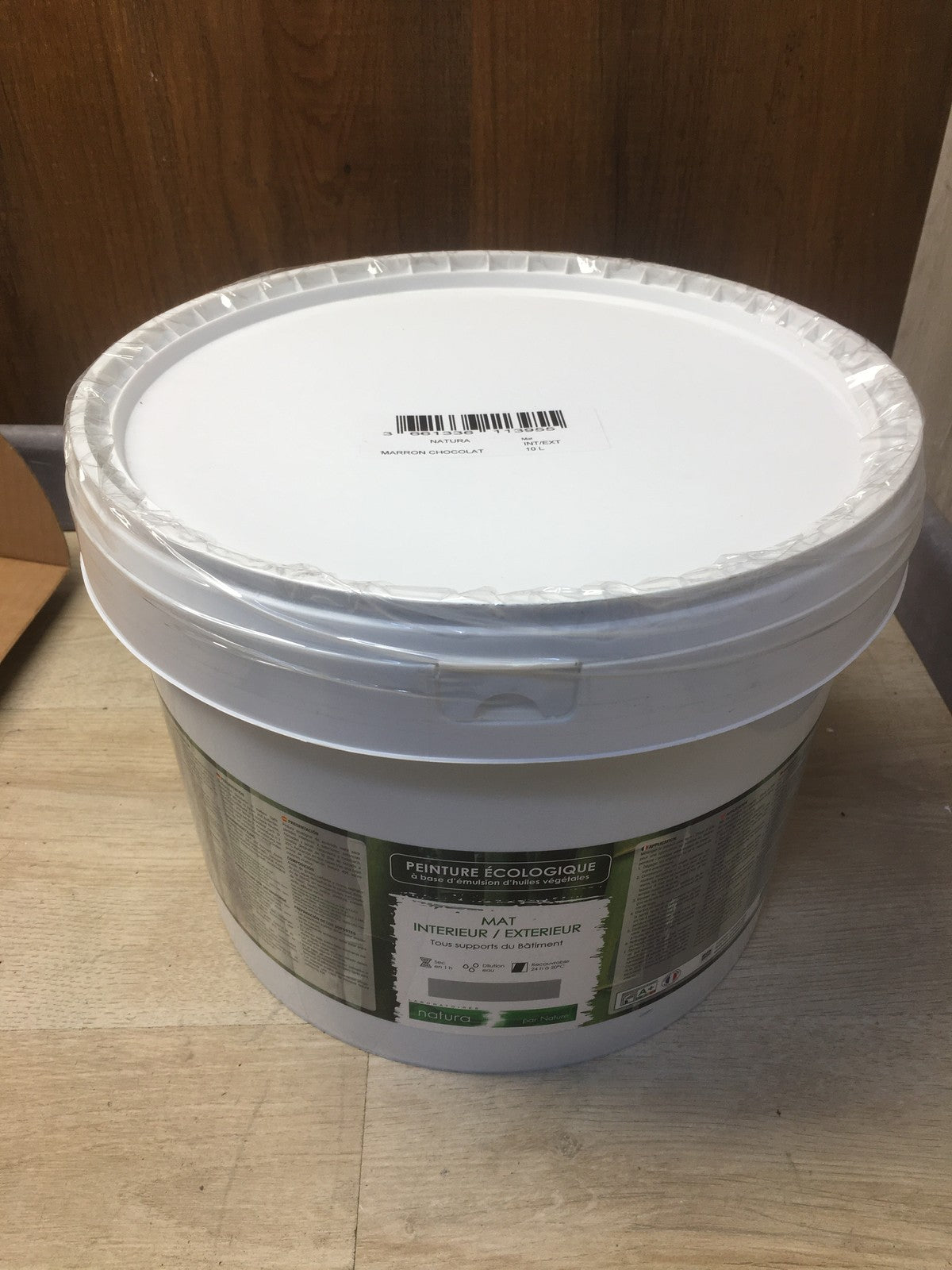 BOX DECO COULEURS Naturfarbe für Innen- und Außenbereich braun matt, 10L, I37367