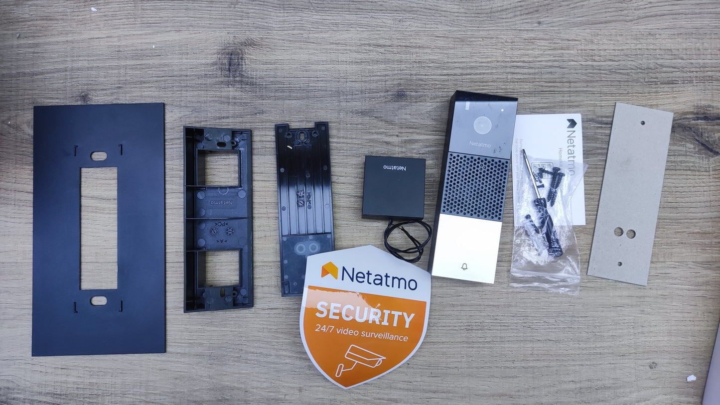 Netatmo Smarte Video-Türklingel mit Kamera, WLAN, 2-Wege-Audio, I36114